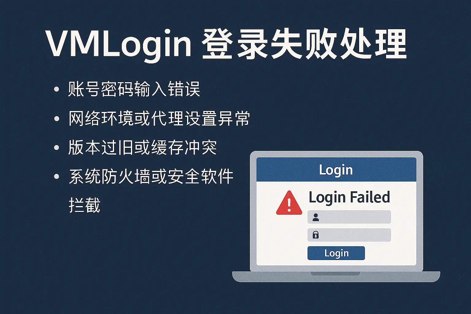 VMLogin 登录失败处理全流程教程 1 04ace489 8e90 45f3 abde 6183aace7f9f