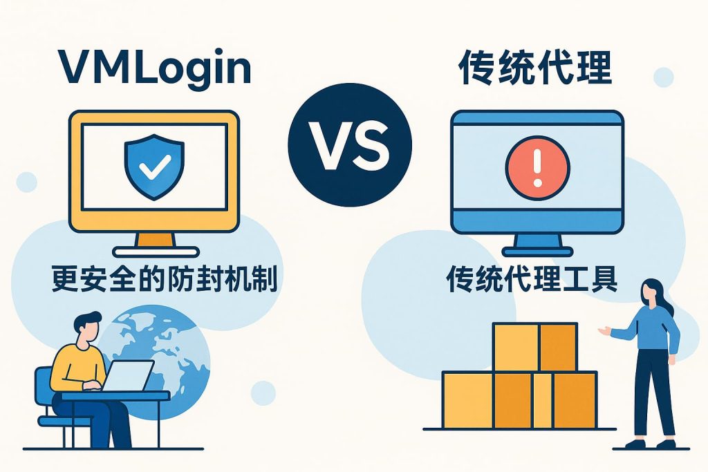 比传统代理更安全:VMLogin 独特的防封号机制解析与跨境卖家的实战应用 1 b099e0d0 358a 499a 9d07 099d54e6b5bf