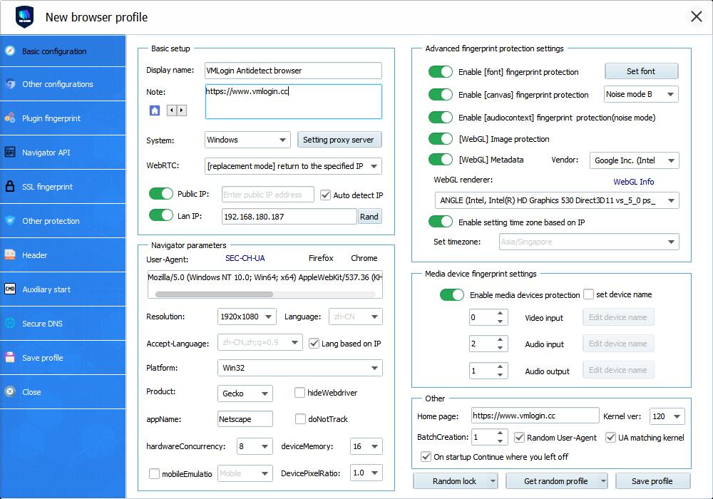 Create a New VMLogin Anti-Detect Browser Configuration File